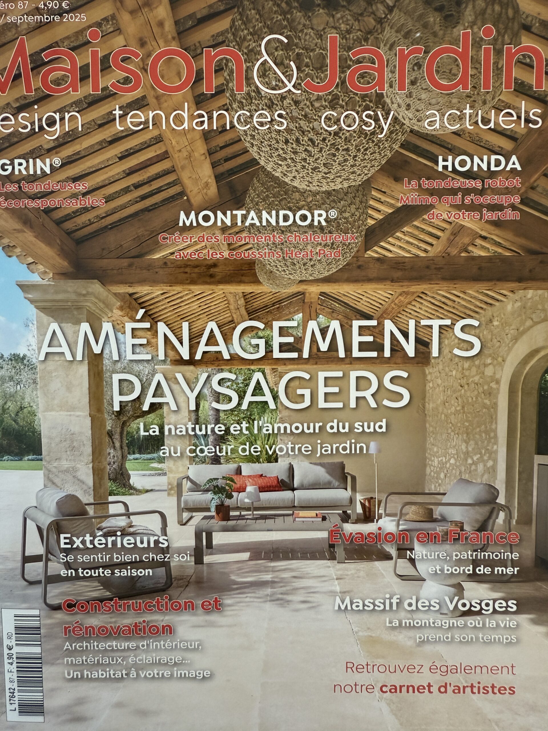 On parle de nous dans Maison et Jardins....